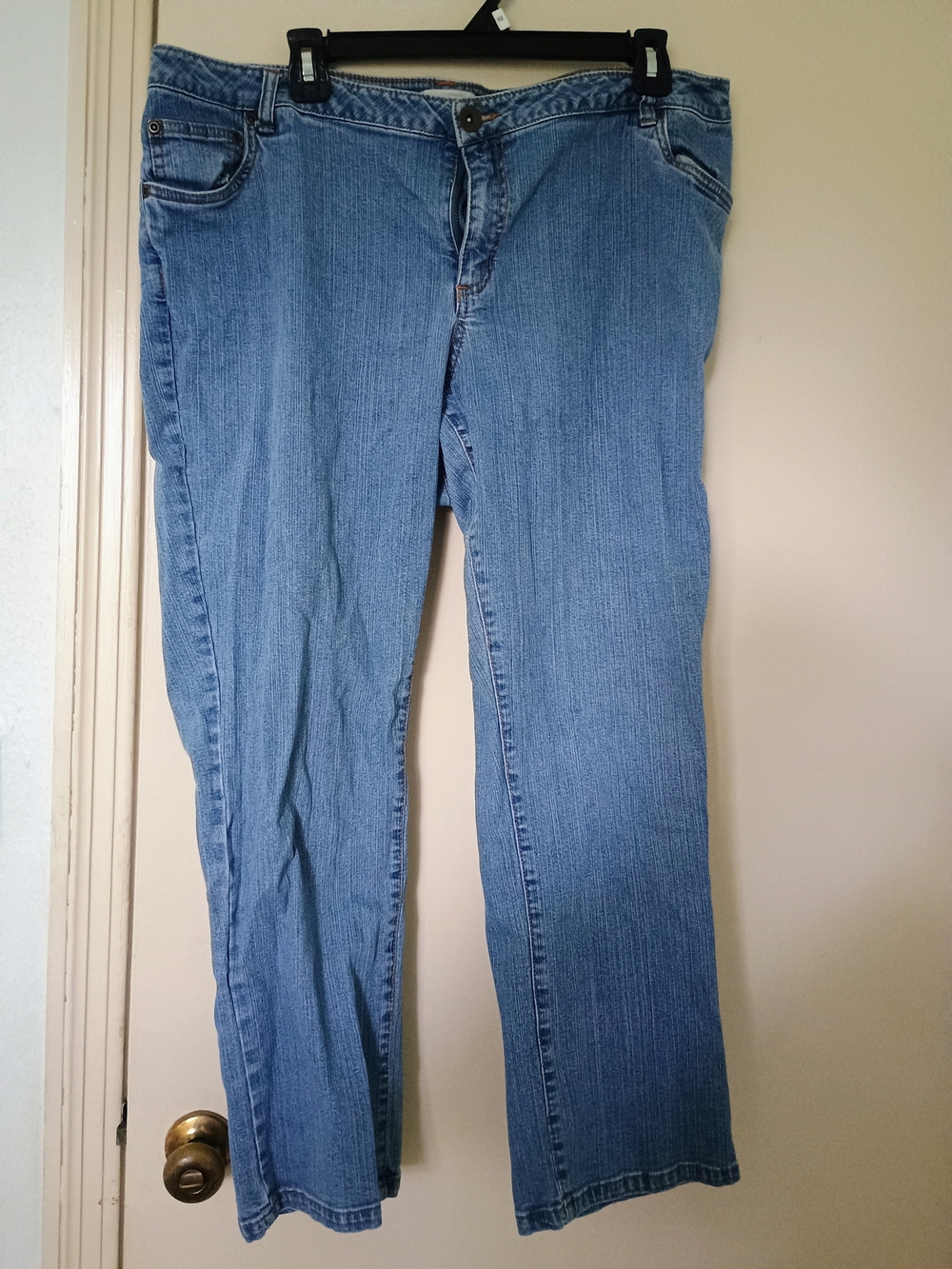 Jessica London Light Blue Straight Leg Jeans